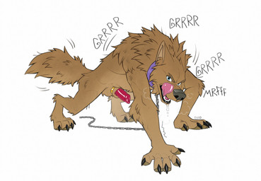 4_toes 5_fingers accessory all_fours animal_genitalia animal_penis anthro arm_tuft blue_eyes bodily_fluids breath brown_body brown_fur canine_genitalia canine_penis chain claws cock_ring collar drooling elbow_tuft erection feet finger_claws fingers fluffy fur genitals growling jewelry licking licking_lips lips lipsticking looking_at_viewer male mane motion_lines muscular muscular_anthro muscular_male naughty_face nude open_mouth panting pawpads penis penis_accessory penis_jewelry pivoted_ears raised_hackles saliva saliva_string sheath simple_background solo tail tail_motion tailwag text toe_claws toes tongue tongue_out tuft white_background ershd mythology axel_(allcaninealltime) canid canine mammal mythological_canine mythological_creature werecanid werecanine werecreature werewolf english_text hi_res signature