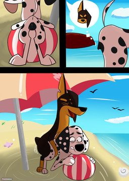 animal_genitalia animal_penis animal_vulva black_body black_ears black_fur black_nose black_spots brown_paws canine_genitalia canine_penis canine_vulva crossgender duo erection female female_penetrated feral feral_on_feral feral_penetrated feral_penetrating feral_penetrating_feral floppy_ears fur genitals heterochromatic_ears male male/female male_penetrating male_penetrating_female penetration penile penile_penetration penis pink_inner_ear sex spots tail toony vaginal vaginal_penetration vulva white_body white_fur white_spots foxretro 101_dalmatian_street 101_dalmatians disney dylan_(101_dalmatians) spike_(101_dalmatians) canid canine canis dalmatian dobermann domestic_dog mammal pinscher comic hi_res