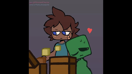 4_legs anal anal_fingering anal_fisting anal_penetration anthro anus armless ball_fondling balls band-aid bandage bed block blue_clothing blue_eyes blue_shirt blue_topwear bodily_fluids chest_(container) clothing cum cum_covered cum_on_head cum_on_leg cum_on_penis cum_on_self cumshot darkened_balls darkened_genitalia darkened_penis desperation disembodied_hand duo edging ejaculation excessive_cum excessive_genital_fluids expansion explosive_orgasm fingering fisting fondling foreskin furniture gaping gaping_anus genital_fluids genitals green_balls green_body green_penis handjob handjob_while_penetrating headpat hollow_eyes in_heat loading_screen male male/male messy minecraft_block multiple_orgasms nuzzling orgasm penetration penile penis sex shirt sleeping solo_focus sound_effects spread_legs spreading sweat sweatdrop throbbing throbbing_balls throbbing_penis topwear vowelless vowelless_sound_effect zzz thatguynamedjoe third-party_edit poisonedcherry_(va) microsoft minecraft mojang xbox_game_studios steve_(minecraft) creeper_(minecraft) human mammal 16:9 2d_animation adobe_animate_(artwork) animated digital_media_(artwork) frame_by_frame huge_filesize long_playtime multiple_scenes sound sound_edit voice_acted widescreen