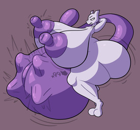 anthro areola belly big_areola big_belly big_breasts big_butt big_nipples breasts butt extreme_fetal_movement female fetal_movement hands_behind_head huge_areola huge_belly huge_breasts huge_butt huge_hips huge_nipples huge_thighs hyper hyper_belly hyper_breasts hyper_butt hyper_pregnancy multicolored_body nipples nude pregnant pregnant_anthro pregnant_female puffy_areola puffy_nipples purple_areola purple_eyes purple_nipples solo thick_thighs two_tone_body wide_hips evilfiendish nintendo pokemon generation_1_pokemon legendary_pokemon mewtwo pokemon_(species) absurd_res hi_res