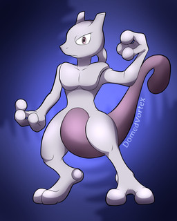 ambiguous_gender anthro blue_background gradient_background grey_body looking_at_viewer narrowed_eyes purple_body purple_eyes simple_background solo standing tail text domedvortex nintendo pokemon generation_1_pokemon legendary_pokemon mewtwo pokemon_(species) 4:5 artist_name hi_res