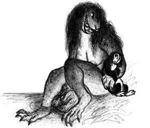 anthro areola breasts duo feet female looking_at_another membrane_(anatomy) nipples nude toes tongue water webbed_feet ink-the-artist aquatic avian bird leopard_seal mammal penguin pinniped seal 2025 hi_res monochrome traditional_media_(artwork)