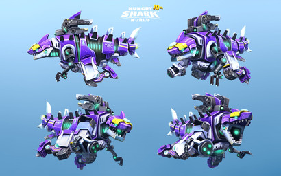 1_toe 2_fingers anthro arms_bent bent_legs black_body blue_background blue_sclera claws dorsal_fin empty_eyes fin fingers flying glowing glowing_eyes gradient_background grey_claws gun_arm head_fin light machine male male_anthro mecha metallic_body mouth_closed multicolored_body open_mouth purple_body purple_fin purple_tail sharp_teeth side_view simple_background solo tail tail_fin teeth text three-quarter_view title toe_claws thomas_veyrat hungry_shark_(series) hungry_shark_world ubisoft mecha_sharkjira fish kaiju marine robot shark 16:10 2019 3d_(artwork) adobe_photoshop_(artwork) autodesk_3ds_max_(artwork) autodesk_maya_(artwork) colored digital_media_(artwork) english_description english_text hi_res lighting multiple_scenes official_art shaded widescreen