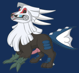 absurd_res all_fours alpha_channel black_body blue_eyes claws conditional_dnp digitigrade erection feral fur genitals hi_res itsdraconix knot legendary_pokémon looking_at_viewer male metal nintendo penile_spines penis pokémon pokémon_(species) quadruped silvally simple_background solo spikes transparent_background video_games white_body white_fur