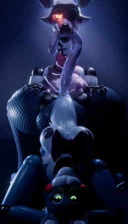 4_fingers anthro areola ass_up big_breasts black_areola black_bow_tie black_nipples blue_body blue_eyes bodily_fluids bow_tie breasts buckteeth clothing collar colored_nails cosmic_background crossgender cum cum_from_vagina cum_in_vagina cum_inside cum_on_dildo dark_areola dark_nipples dildo dildo_in_mouth dildo_in_vagina dildo_insertion double_dildo duo female female/female fingers fishnet_clothing fishnet_legwear genital_fluids glistening glistening_body glowing glowing_eyes hand_on_leg hand_on_thigh hands_behind_head holding_dildo holding_object holding_sex_toy legwear long_dildo long_neck looking_at_viewer lying machine misleading_thumbnail mouth_hold mtf_crossgender nails nipples nude object_in_pussy on_back oral oral_penetration penetration pink_body pink_bow_tie pull_out purple_areola purple_nails purple_nipples sex_toy sex_toy_in_mouth sex_toy_in_vagina sex_toy_insertion spiked_collar spikes star starry_background teeth thick_thighs toy upside_down vaginal vaginal_fluids vaginal_penetration ventral_groove white_body white_dildo yellow_eyes yellow_sclera parllyx atumalaca_(modeler) five_nights_at_freddy's five_nights_at_freddy's_2 scottgames mangle_(fnaf) toy_bonnie_(fnaf) animatronic canid canine fox lagomorph leporid mammal rabbit robot 2026 3d_(artwork) absurd_res digital_media_(artwork) hi_res