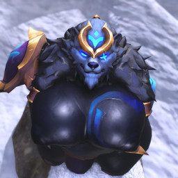 anthro bedroom_eyes big_muscles big_pecs black_body black_ears black_fur black_nipples black_nose blue_body blue_eyes blue_fur eye_scar facial_scar fur glistening glistening_eyes half-closed_eyes high-angle_view kneeling looking_at_viewer male multicolored_body multicolored_fur muscular muscular_anthro muscular_male narrowed_eyes nipples on_snow outside pecs scar seductive shoulder_pads smile snow solo two_tone_body two_tone_fur willie_piv league_of_legends riot_games tencent volibear bear mammal 1:1 2025 3d_(artwork) digital_media_(artwork)