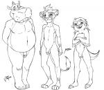 anthro anthrofied balls barefoot biped blush circumcised crossed_arms feet flaccid front_view genitals group hands_behind_back looking_at_viewer male nude overweight penis smile smirk smug standing whiskers young conditional_dnp vilani disney the_lion_guard the_lion_king beshte bunga kion_(the_lion_guard) badger common_hippopotamus felid hippopotamid honey_badger lion mammal mustelid musteline pantherine black_and_white digital_drawing_(artwork) digital_media_(artwork) line_art monochrome signature