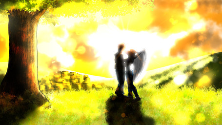 anthro bald city city_background clothed clothing cloud countershading duo feathered_wings feathers female female/female female_anthro female_on_human grass hug human_on_anthro interspecies leaf male male_on_anthro outside plant plantigrade romantic romantic_couple silhouette sky snout standing sun sunset tree wings fuegosonic93 cavemanon_studios goodbye_volcano_high ko_op_(game_developer) snoot_game anon_(snoot_game) fang_(gvh) human mammal prehistoric_species pterosaur reptile scalie 16:9 4k absurd_res colored hi_res widescreen