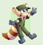 anthro biped fluffy male solo swervalec league_of_legends riot_games tencent fan_character recon_scout_teemo mammal yordle hi_res