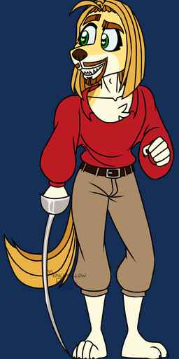 4_toes 5_fingers adam's_apple alternate_species anthro anthrofied barefoot beard belt blonde_hair bottomwear brown_beard brown_belt brown_claws brown_eyebrows brown_facial_hair brown_mustache brown_nose brown_pawpads chest_tuft claws clothed clothed_anthro clothed_male clothing countershade_face countershade_snout countershade_torso countershading eyebrows eyelashes facial_hair feet finger_claws fingers fully_clothed fully_clothed_anthro fully_clothed_male fur fur_markings furrification green_eyes hair holding_melee_weapon holding_object holding_sword holding_weapon long_tail looking_aside male markings melee_weapon mustache pants pawpads paws raised_eyebrow red_clothing red_shirt red_topwear sharp_teeth shirt simple_background snout solo straight_hair sword tail tan_bottomwear tan_clothing tan_pants teeth text toe_claws toes topwear transparent_background tuft weapon yellow_body yellow_fur yellow_markings yellow_tail munchmallow-frosty dreamworks the_road_to_el_dorado miguel_(the_road_to_el_dorado) canid canine canis domestic_dog hunting_dog mammal saluki sighthound 2024 alpha_channel artist_name dated digital_drawing_(artwork) digital_media_(artwork) flat_colors full-length_portrait hi_res paint_tool_sai_(artwork) portrait watermark