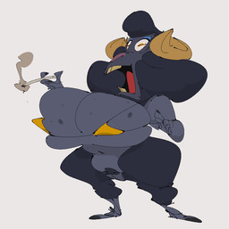 anthro big_breasts bikini bikini_top biped black_body black_fur black_hair black_wool bovid_horn breasts caprine_horn cigarette clothing elderly excited eyelashes eyeshadow female female_anthro fur genitals grey_body hair holding_object horizontal_pupils horn innie_vulva makeup markings mature_anthro mature_female micro_bikini mole_(marking) open_mouth pubes pupils ram_horn smile smiling_at_viewer smoking smoking_cigarette solo standing string_bikini swimwear teeth teeth_showing thick_thighs tuft two-piece_swimsuit vulva wide_hips wool_(fur) wool_hair yellow_eyes yellow_pupils yellow_teeth smutbooru unnamed_character bovid caprine mammal sheep