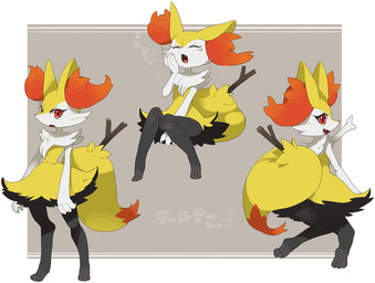 :o ambiguous_anthro ambiguous_gender anthro biped bodily_fluids border covering covering_mouth cute_fangs dipstick_tail eyelashes fangs flat_chested front_view gesture hand_gesture kneeling looking_at_viewer markings multiple_poses object_in_tail open_mouth open_smile pointing pose rear_view sitting small_waist smile snout solo standing stick stick_in_tail tail tail_markings tears teeth text white_border yawn hatenakayubi nintendo pokemon braixen canid generation_6_pokemon mammal pokemon_(species) 2016 character_name digital_drawing_(artwork) digital_media_(artwork) full-length_portrait japanese_description japanese_text portrait translated translated_description