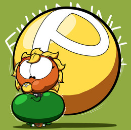 air_inflation balloon_in_ass balloon_in_mouth belly belly_expansion big_belly big_cheeks big_eyes big_head black_eyes blonde_hair expansion eye_expansion eyewear eyewear_on_head female flower freckled_face freckles goggles goggles_on_head green_background green_body hair head_expansion head_inflation huge_belly huge_cheeks huge_eyes huge_head hyper hyper_belly hyper_cheeks hyper_eyes hyper_head hyper_inflation inflation leaf leaf_arms leaf_legs motion_lines not_furry onomatopoeia orange_face petal_hair petals plant plant_pot power_balloon pseudo_hair puffed_cheeks red_eyewear red_goggles side_view simple_background solo sound_effects spherical_inflation swelling text yellow_petals w3d electronic_arts mario_bros nintendo plants_vs._zombies plants_vs._zombies_heroes popcap_games solar_flare_(pvz) elemental_creature elemental_humanoid flora_fauna flower_creature humanoid plant_humanoid sunflower_(pvz) 2025 cel_shading colored digital_media_(artwork) hi_res shaded
