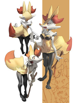 anthro breasts dipstick_tail female fur holding_object holding_stick markings navel one_eye_closed open_mouth simple_background smile solo standing stick tail tail_markings white_body white_fur secretartist nintendo pokemon braixen generation_6_pokemon pokemon_(species) 2020 digital_media_(artwork)