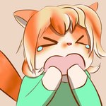 angry anthro chibi clothed clothing emoji female frustrated open_mouth solo tears_of_desperation xefino akizuki_(xefino) calico_cat domestic_cat felid feline felis mammal 1:1 digital_drawing_(artwork) digital_media_(artwork) icon tagme