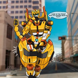 black_body blue_body blue_eyes blurred_background building city eyelashes eyes_closed female front_view hand_to_face machine mecha multicolored_body orange_body photo_background segmented_tail sky small_waist solo speech_bubble standing street tail talking_to_self text thick_thighs traffic_light visor_eyes white_body yellow_body ablazemosquit0 metal_cardbot tachy_(metal_cardbot) cheetah felid feline humanoid mammal robot robot_humanoid 1:1 2026 digital_drawing_(artwork) digital_media_(artwork) english_text hi_res mixed_media photography_(artwork)