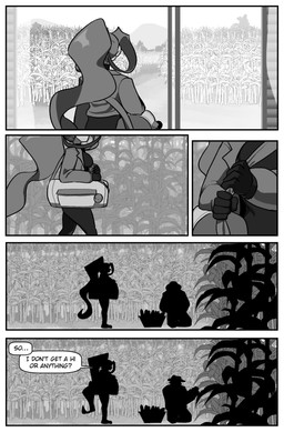 age_difference biped clothed clothed_female clothed_human clothed_male clothing corn cornfield detailed_background dialogue duo elderly elderly_human elderly_male farmer female female_human food hair harvesting human_only kneeling long_hair male not_furry older_male outside plant pokeball ponytail speech_bubble talking_to_another text wearing_hat younger_female cuchuflin nintendo pokemon romi_(cuchuflin) human mammal 2026 absurd_res comic digital_drawing_(artwork) digital_media_(artwork) english_text greyscale hi_res monochrome daughter_(lore) father_(lore) father_and_child_(lore) father_and_daughter_(lore) parent_(lore) parent_and_child_(lore) parent_and_daughter_(lore)