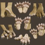 4_toes anthro brown_background brown_body brown_fur claws feet foot_focus foot_shot fur hindpaw male pawpads paws pink_pawpads simple_background soles solo tan_body tan_fur toe_claws toes mintlord irvine_(technoplatypus) bat mammal 3d_(artwork) absurd_res blender_(artwork) digital_media_(artwork) hi_res