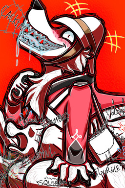 albino angry anthro army belly blush bodily_fluids british bulge cackling chuckling clothing costume cramped critter danger devoured drooling expansion feast growling grumbling hungry insane male meal military organs pride redcoat rumbling_stomach saliva slosh sloshing slush soldier squirm squirming stomach stuffing swallowed swallowing thump thumping uniform vore warrior jammie_monsta_doggo devour dopamine maximus sway canid canine canis mammal unknown_species wolf 2:3 hi_res