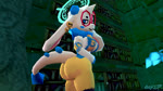 anthro big_breasts big_butt biped blue_horn breasts butt butt_jiggle butt_slap clothed clothing curvy_figure eyewear female fur glasses horn jiggling looking_at_viewer looking_back low_poly pupils slap slapping_own_butt slapping_self smile solo thick_thighs voluptuous voluptuous_female white_body white_fur godoffury atlyss angela_flux bovid caprine goat kubold_(atlyss) mammal 3d_(artwork) 3d_animation animated digital_media_(artwork) hi_res sound webm