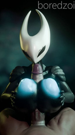 anthro big_breasts black_body black_eyes breast_play breasts duo edging erection female female_on_human first_person_view genitals glistening glistening_body glistening_breasts human_on_anthro human_pov interspecies male male/female male_on_anthro male_pov nipples penile penis sex solo_focus thrusting titfuck boredzoi samzan_(modeler) hollow_knight_(franchise) team_cherry hornet_(hollow_knight) arthropod human mammal 3d_(artwork) 3d_animation 9:16 animated digital_media_(artwork) hi_res no_sound short_playtime video