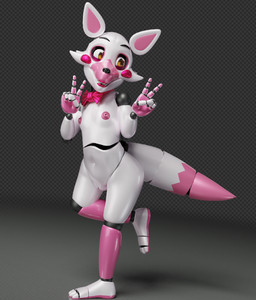aged_down anthro bow_ribbon doll_joints female flat_chested genitals gesture hand_gesture loli machine nipples nude simple_background smile solo tail v_sign vulva white_body yellow_eyes young young_anthro young_female nicenshady five_nights_at_freddy's five_nights_at_freddy's_2 scottgames sister_location funtime_foxy_(fnaf) mangle_(fnaf) animatronic canid canine fox mammal robot 3d_(artwork) blender_(artwork) digital_media_(artwork)