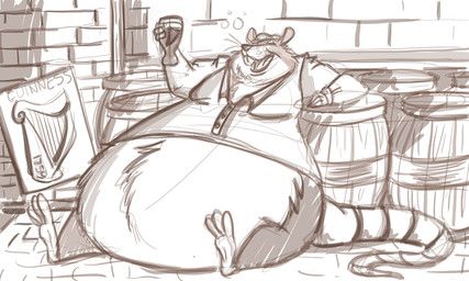 alcohol anthro barrel beer beer_glass belly beverage big_belly buckteeth clothing container eyes_closed harp headgear headwear irish male musical_instrument obese obese_anthro obese_male open_mouth overweight overweight_anthro overweight_male plucked_string_instrument shirt sitting solo string_instrument teeth text topwear whiskers dutch_(artist) guinness mammal murid murine rat rodent 2024 5:3 digital_media_(artwork) english_text hi_res sketch