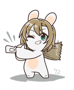alternate_species anthro bangs black_eyebrows broom brown_hair cleaning_tool eyebrow_through_hair eyebrows eyelashes fangs featureless_crotch featureless_feet feet female female_anthro fur furrification gesture green_eyes green_pupils hair hand_gesture holding_broom holding_cleaning_tool holding_object light long_ears medium_hair mitten_hands motion_lines multicolored_body noseless nude nude_anthro nude_female number one_eye_closed paper_fan pupils rabbidification simple_background solo standing tan_eyelids teeth thumbs_up toothy_grin translucent translucent_hair two_tone_body white_background white_body white_fur charisuke cygames idolmaster idolmaster_cinderella_girls raving_rabbids rayman_(series) ubisoft riina_tada lagomorph mammal rabbid 2024 absurd_res colored crossover digital_drawing_(artwork) digital_media_(artwork) full-length_portrait hi_res japanese_description lighting portrait shaded simple_shading