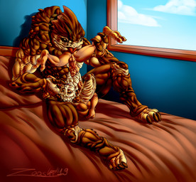 4_balls age_difference anal balls bodily_fluids butt cum dennatonenterprises dominant duo genital_fluids genitals larger_dom male male/male multi_balls multi_genitalia oral penis rimming sex size_difference spread_butt spreading young young_humanoid young_male zooshi bioware electronic_arts mass_effect alien humanoid krogan turian absurd_res hi_res