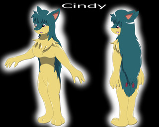 anthro biped black_background blue_hair breasts chest_tuft featureless_breasts featureless_crotch female fur glistening glistening_body hair markings multiple_angles nude open_mouth pokemorph red_markings simple_background smile snout solo standing text tuft yellow_body wolferion nintendo pokemon cindy_(swack16) generation_2_pokemon goo_creature mammal pokemon_(species) quilava 2015 5:4 absurd_res character_name colored hi_res