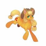 blonde_hair clothing cutie_mark female feral freckles green_eyes hair hat headgear headwear simple_background solo celebrated_earl friendship_is_magic hasbro my_little_pony applejack_(mlp) earth_pony equid equine horse mammal pony absurd_res hi_res