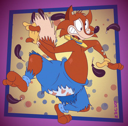 abstract_background anthro bandage black_body black_feathers bruised clothing cross-eyed dipstick_tail dizzy feathers fur gloves handwear hat headgear headwear heart_clothing heart_symbol heart_underwear male markings orange_body orange_fur pear-shaped_figure solo tail tail_markings torn_clothing underwear wide_hips gavanzude columbia_pictures the_fox_and_the_crow fauntleroy_fox canid canine fox mammal alternate_version_at_paywall digital_drawing_(artwork) digital_media_(artwork) hi_res signature
