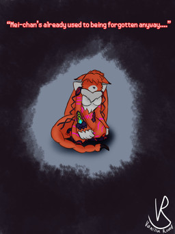 anthro armor clothing depression female fur gauntlets gloves handwear kneeling orange_body orange_fur simple_background solo text white_body white_fur vanilla_road bandai_namco digimon digimon_(species) domestic_cat felid feline felis mammal meicrackmon meicrackmon_vicious_mode 3:4 absurd_res comic english_text hi_res