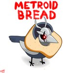 4_toes anisodactyl bread feet food in_bread male solo toes pizzaozzy_(artist) cat_breading metroid metroid_dread nintendo raven_beak avian bird chozo 1:1 hi_res meme