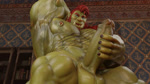 abs balls genitals green_body green_skin hair humanoid_pointy_ears male masturbation muscular muscular_humanoid muscular_male muscular_thighs nipple_piercing nipples not_furry pecs penis piercing pointy_ears red_hair solo voluox boz_(theorcbard) humanoid orc 16:9 3d_(artwork) 3d_animation animated digital_media_(artwork) no_sound short_playtime webm widescreen