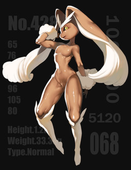 2013 anthro black_background black_sclera breasts brown_skin english_text female kazutani_ninshi lagomorph long_ears looking_at_viewer lopunny mammal muscles nintendo plain_background playful pokémon pose pubes rabbit shiny simple_background smile solo standing text thick_thighs video_games yellow_eyes
Rating: Safe
Score: 12
User: Loc0
Date: April 09, 2013 2013 anthro black_background black_sclera breasts brown_skin english_text female kazutani_ninshi lagomorph long_ears looking_at_viewer lopunny mammal muscles nintendo plain_background playful pokémon pose pubes rabbit shiny simple_background smile solo standing text thick_thighs video_games yellow_eyes
Rating: Safe
Score: 12
User: Loc0
Date: April 09, 2013