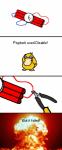 ambiguous_gender epic_fail explosion solo text unknown_artist nintendo pokemon generation_1_pokemon pokemon_(species) psyduck comic hi_res