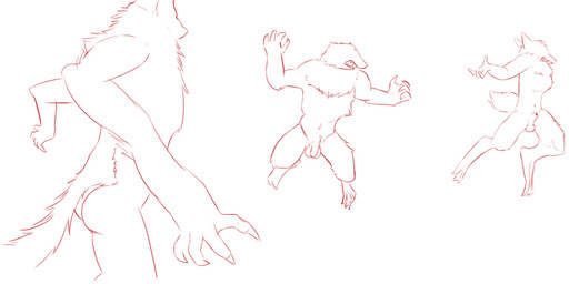 animal_genitalia anthro balls butt claws fur genitals hair jumping male muscular muscular_anthro muscular_male penis pose sharp_teeth sheath simple_background solo standing tail teeth toe_claws white_background iblit mythology werewolf_the_apocalypse canid canine mammal mythological_canine mythological_creature werecanid werecanine werecreature werewolf 2023 digital_media_(artwork) monochrome sketch