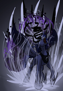 blue_body blue_feathers corruption eyes_closed feathered_wings feathers female feral horn magic open_mouth pain screaming solo teeth wings gonedreamer friendship_is_magic hasbro my_little_pony mythology princess_luna_(mlp) equid equine mammal mythological_creature mythological_equine winged_unicorn 2013 absurd_res hi_res