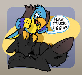 2_toes 3_fingers 3_toes anthro beak beak_closed biped bipedal_feral black_body black_feathers blue_body blue_feathers cloacal cloacal_masturbation cloacal_penetration dialogue dildo dominant dominant_feral dominant_male double_dildo duo eyes_closed feathers feet feral fingers half-closed_eyes hand_on_chest holding_both_legs internal larger_sub legs_in_air male male/male masturbation motion_lines mouth_closed multicolored_body multicolored_feathers narrowed_eyes open_beak open_mouth penetrable_sex_toy penetration purple_body purple_feathers sex sex_toy sex_toy_in_cloaca sex_toy_insertion shaking simple_background size_difference speech_bubble standing_on_another submissive submissive_anthro submissive_male tail tail_feathers talons teasing text toes tuft yellow_body yellow_feathers yellow_feet otterjunk cartoon_network sitting_ducks jerry_(sitting_ducks) raoul_(sitting_ducks) avian bird corvid corvus_(genus) crow oscine parrot passerine 2025 absurd_res digital_drawing_(artwork) digital_media_(artwork) english_text hi_res