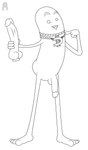 chain dildo feet food genitals gesture hand_gesture jewelry male not_furry nude penis pointing sex_toy solo text lewdware epic_games fortnite big_dill_(fortnite) food_creature humanoid 2025 absurd_res artist_name black_and_white digital_media_(artwork) hi_res monochrome watermark