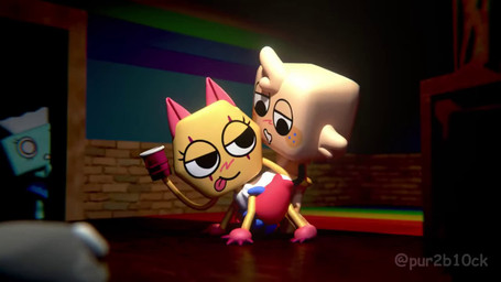 anthro being_watched blush claws clothed clothing duo eyelashes female for_a_head freckled_face freckles from_behind_position fur long_eyelashes looking_at_another male male/female penetration sex tail tuft purpurblock blushcrunch_studio dandy's_world roblox goob_(dandy's_world) scraps_(dandy's_world) tisha_(dandy's_world) animate_inanimate domestic_cat felid feline felis humanoid mammal toon_(dandy's_world) 16:9 3d_(artwork) 3d_animation animated digital_media_(artwork) no_sound short_playtime webm widescreen brother_(lore) brother_and_sister_(lore) incest_(lore) sibling_(lore) sister_(lore)