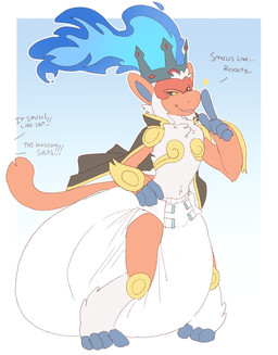 ageplay anthro big_diaper black_cape black_clothing blue_eyes cape clothed clothing diaper fangs fire front_view fur glistening glistening_eyes hand_on_hip huge_diaper hyper_diaper infantilism looking_at_viewer male male_anthro narrowed_eyes open_mouth open_smile orange_body orange_fur roleplay smile soiled_diaper solo standing teeth unclean_diaper used_diaper wearing_diaper white_diaper yellow_sclera hardscales nintendo pokemon king_chance generation_4_pokemon haplorhine infernape mammal monkey pokemon_(species) primate full-length_portrait hi_res portrait