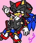 anthro balls bodily_fluids clothing cum cum_in_ass cum_inside duo footwear genital_fluids genitals gloves handwear male male/male one_eye_closed penis pink_background red_eyes shoes simple_background tongue tongue_out wink suni-okida sega sonic_the_hedgehog_(series) shadow_the_hedgehog sonic_the_hedgehog eulipotyphlan hedgehog mammal 2009