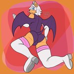 anthro bat_wings biped boots bulge bulge_from_behind butt clothed clothing crossgender ear_piercing ear_ring eyeshadow femboy footwear ftm_crossgender fully_clothed fur gloves hand_on_butt handwear in_heat looking_at_viewer looking_back looking_pleasured makeup male male_anthro membrane_(anatomy) membranous_wings piercing raised_tail ring_piercing shoes skinsuit skintight_suit smile solo tail tight_clothing white_body white_fur wings spooner_kai sega sonic_the_hedgehog_(comics) sonic_the_hedgehog_(series) sonic_x rogue_the_bat_(nikkikaji) rouge_the_bat bat mammal absurd_res hi_res