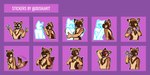 blush boop finger_gun gesture hand_gesture hand_sign happy hug kissing_cheek shy sticker_pack tail tail_motion tailwag waving yourcharacterhere duskari7 absurd_res hi_res