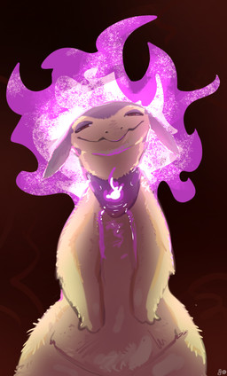 ambiguous_gender biped black_background brown_background colored_fire feral fire fur gradient_background half-closed_eyes looking_at_viewer narrowed_eyes purple_fire red_eyes simple_background solo standing yellow_body yellow_fur fizzpop nintendo pokemon generation_8_pokemon hisuian_form hisuian_typhlosion pokemon_(species) regional_form_(pokemon) 2025 hi_res signature
