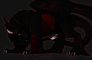 black_body black_fur dark erection feral fur genitals green_eyes horn male mane penis solo tail wings speenween flight_rising mythology dragon furred_dragon furred_scalie mythological_creature mythological_scalie scalie tundra_dragon