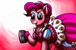 alternative_fashion clothing deco_lolita decora_(fashion) dress female feral fur j-fashion lolita_(fashion) pink_body pink_fur solo flikkun friendship_is_magic hasbro my_little_pony pinkie_pie_(mlp) earth_pony equid equine horse mammal pony 3:2