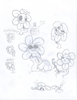anal anal_beads anal_penetration bodily_fluids crossgender drunk duo fangs female genitals heart_symbol humanoid_genitalia humanoid_penis male male/female not_furry penetration penis plant saliva sex sex_toy solo_focus substance_intoxication tears teeth vulva slushy undertale undertale_(series) flowey_the_flower elemental_creature flora_fauna graphite_(artwork) hi_res monochrome traditional_media_(artwork)